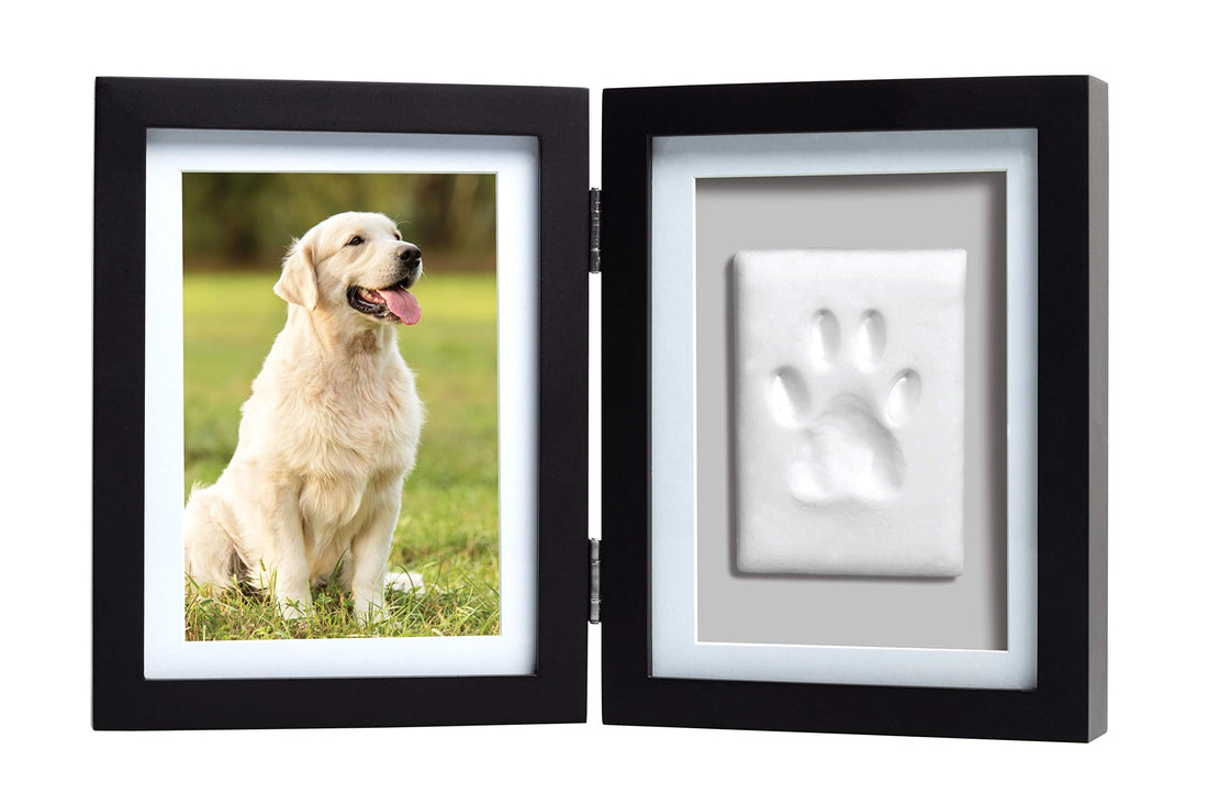 Pearhead Pet Paw Print Photo Frame With Clay Imprint Kit