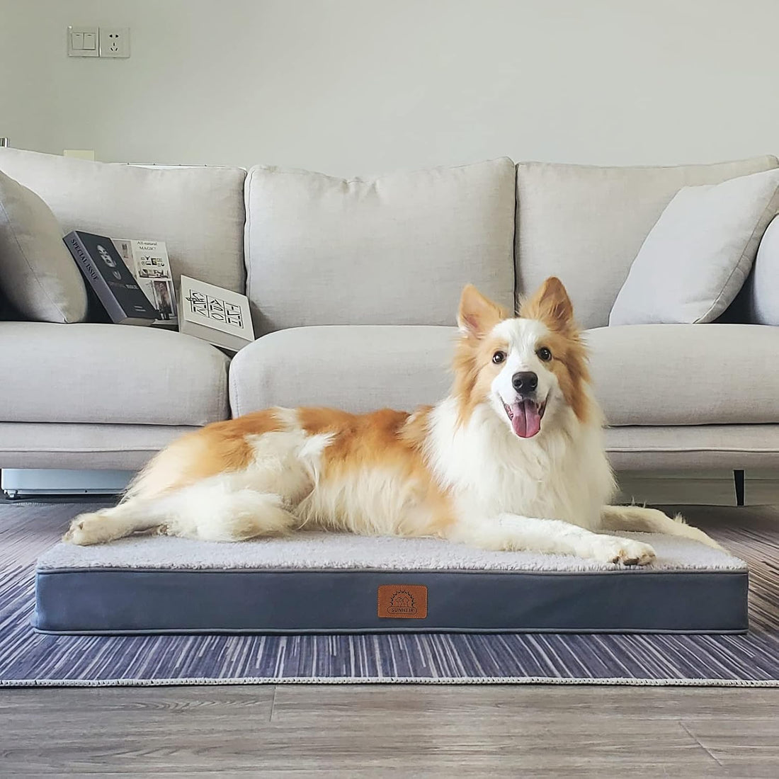 Sunheir Waterproof Dog Bed Covers Replacement Washable