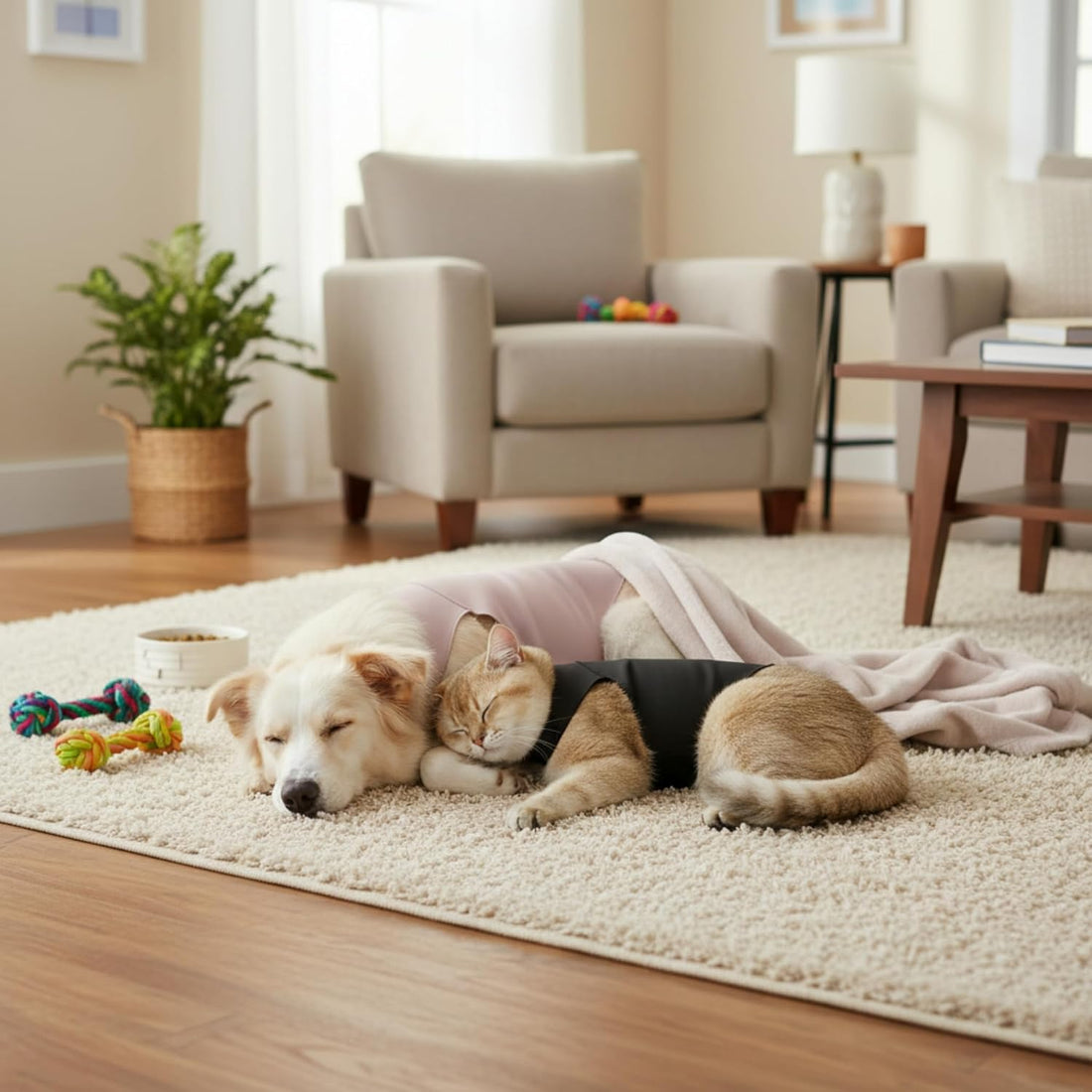 Dog & Cat Surgery Recovery Suit and Anxiety Wrap
