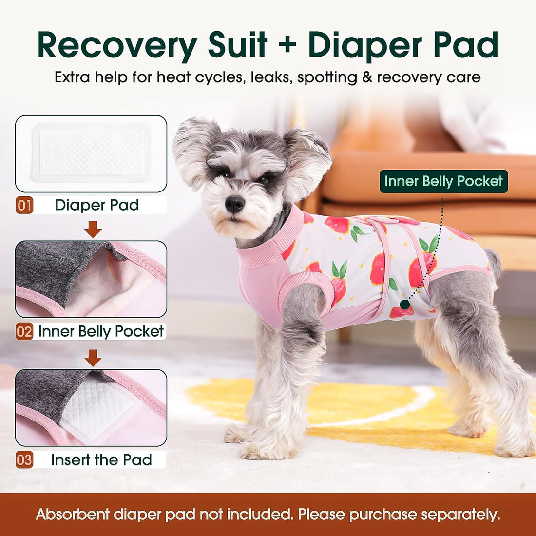 Kuoser Recovery Suit for Dogs Cats