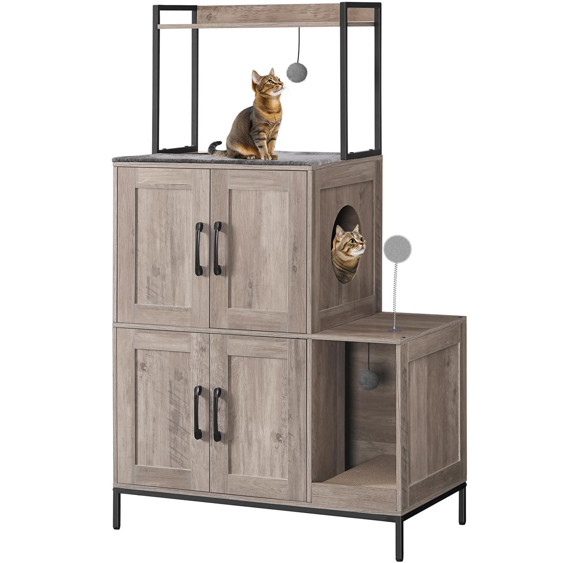 HOOBRO Cat Litter Box Enclosure Furniture