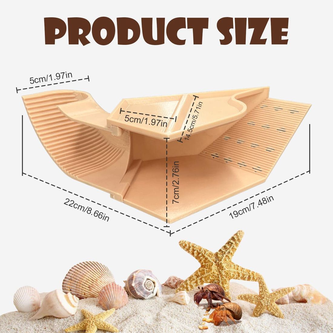 Hermit Crab Hideout & Reptile Hide, Leopard Gecko Tank Accessories