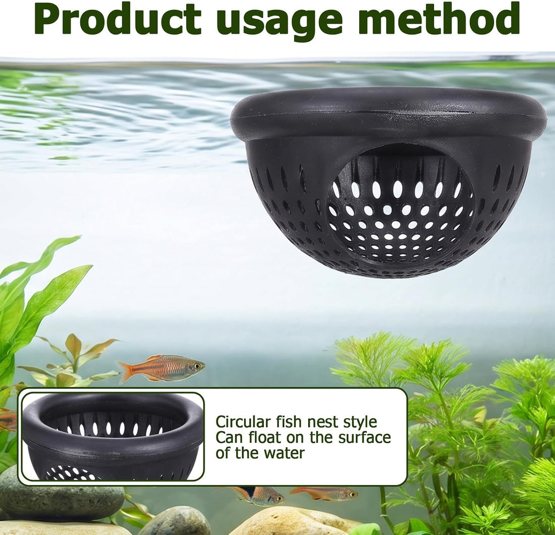 Amabro 4Pcs Betta Fish Hammock Tunnel Set Float Cave Leaf Pads