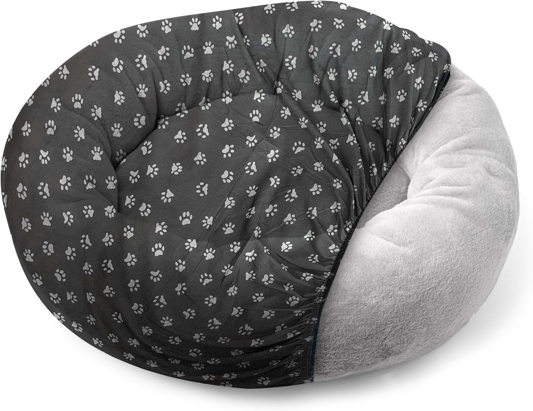 Round Dog Bed Covers Replacement Washable, Dog Bed Washable Cover