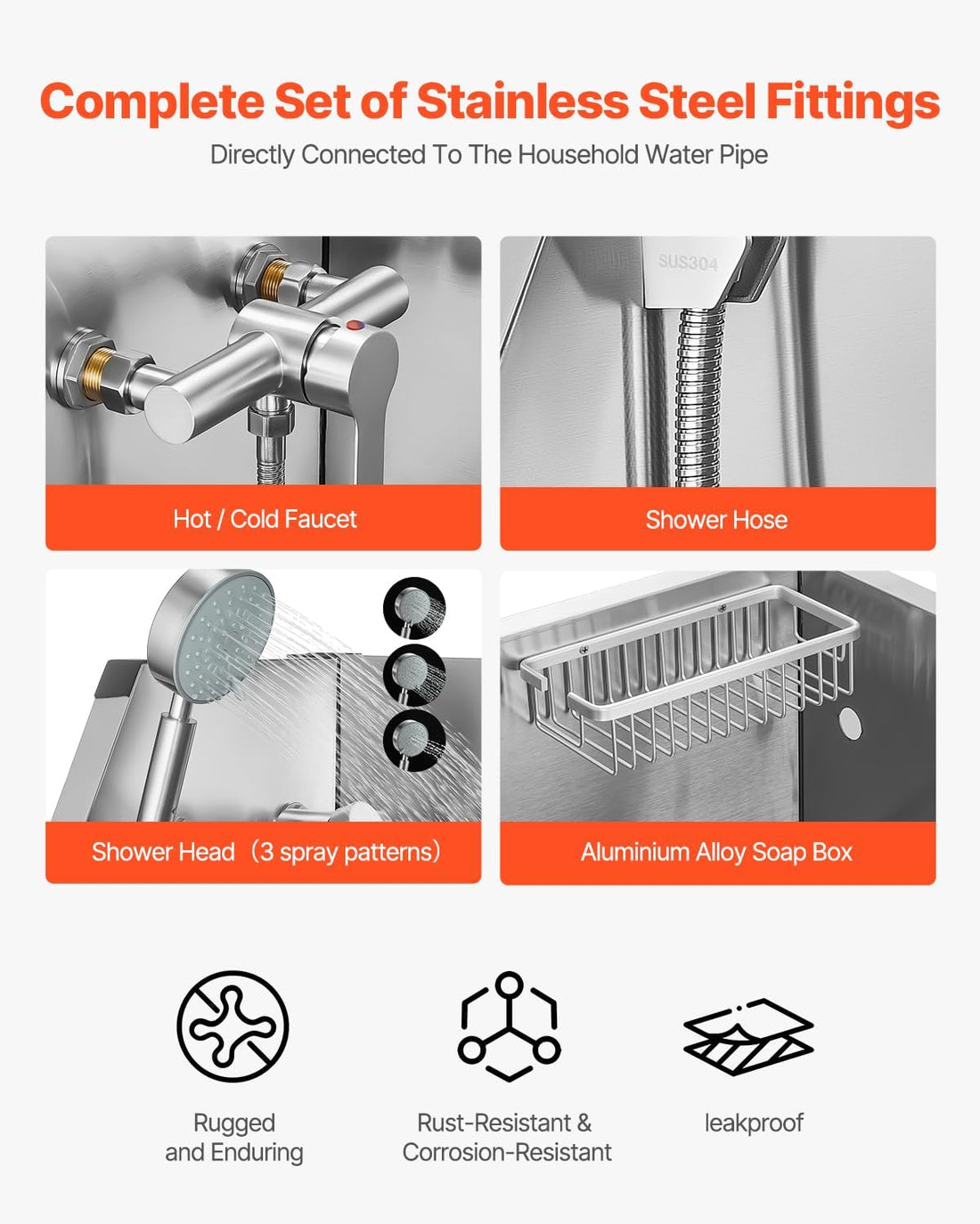VEVOR Professional Dog Washing Station