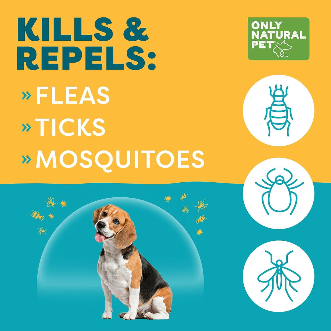 Only Natural Pet EasyDefense Flea & Tick Prevention for Medium Breed