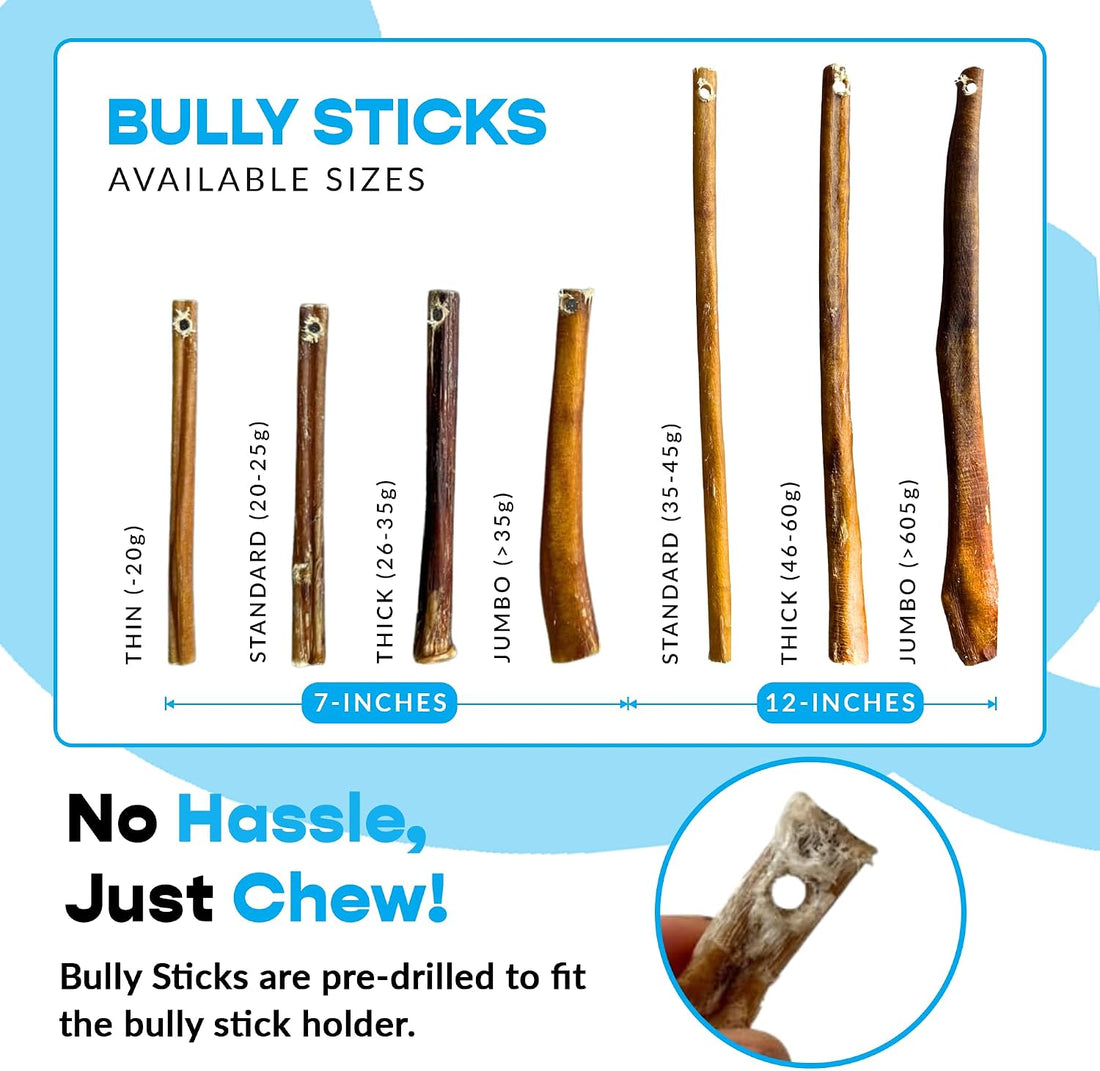7" Standard Bully Sticks 10 Pack Refill