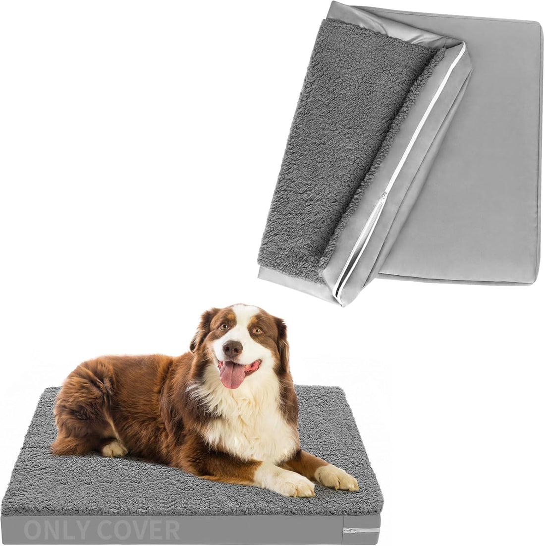 Waterproof Dog Bed Cover Removable and Washable with Zipper