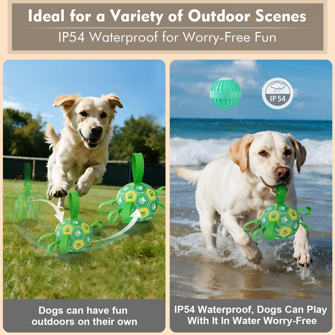 Interactive Dog Toys Dog Soccer Ball to Keep Them Busy