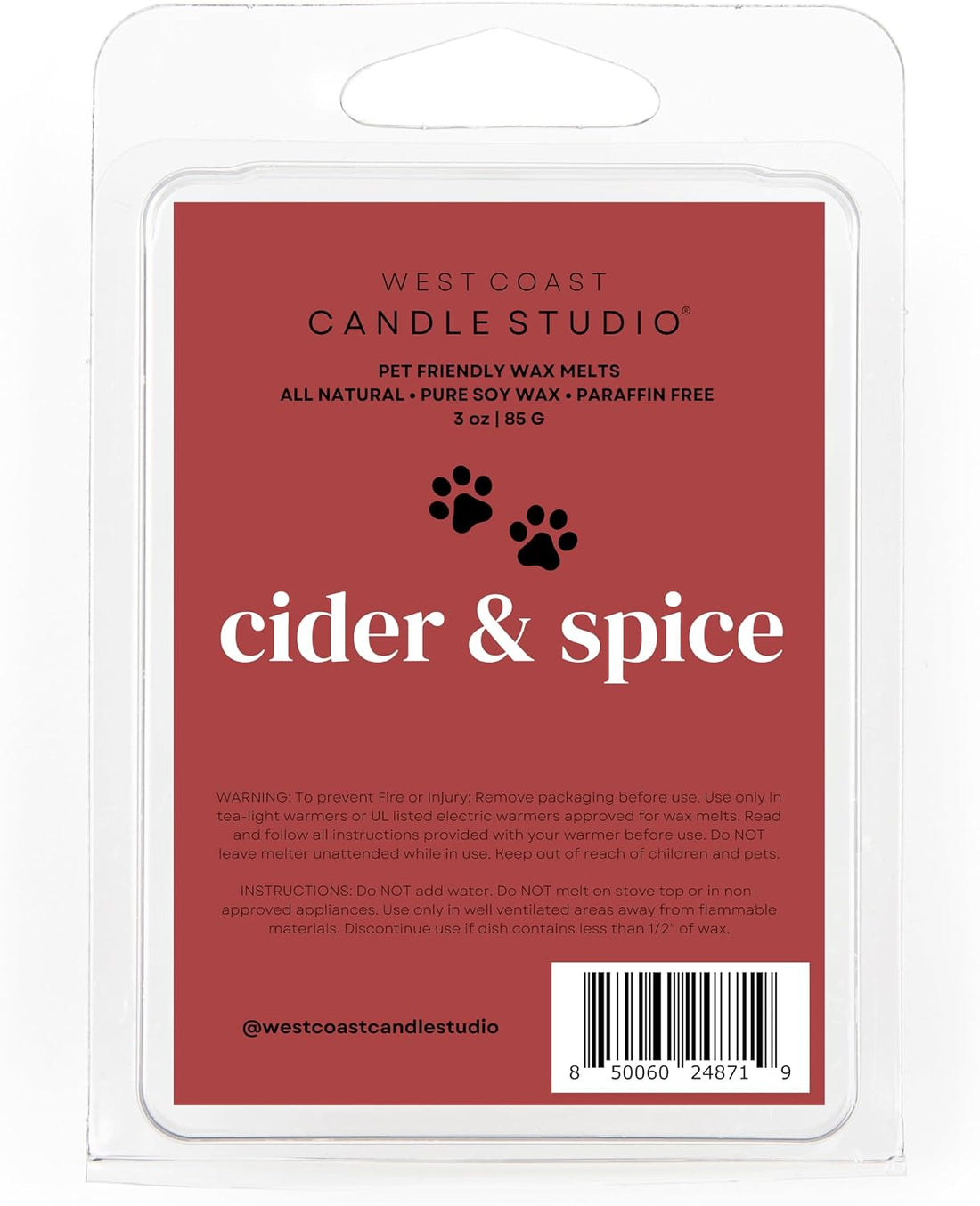 Pet Safe Wax Melts | Non Toxic Soy Wax Cubes for Warmers