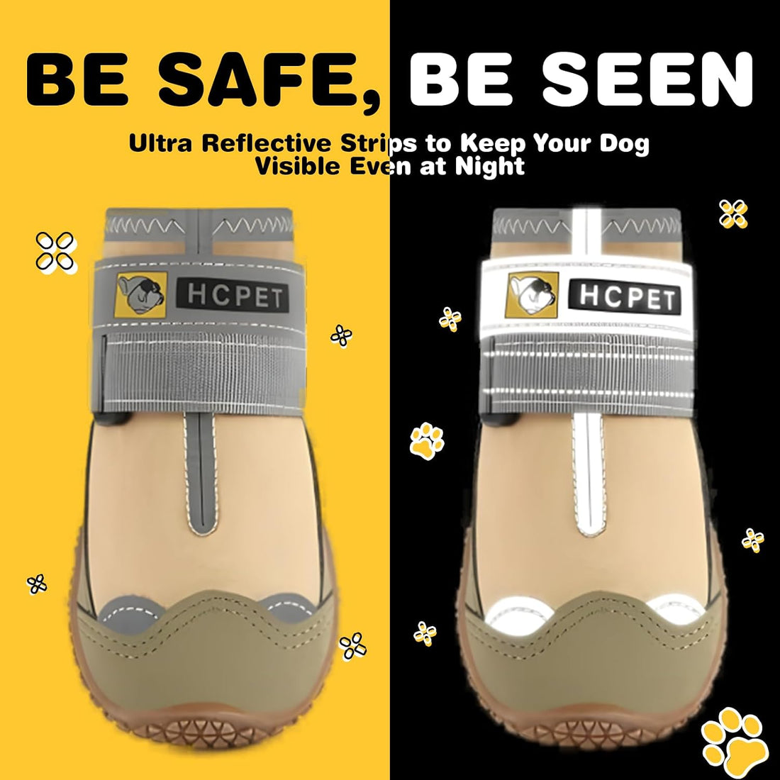 Hcpet Dog Shoes for Dogs, Dog Booties for Dogs