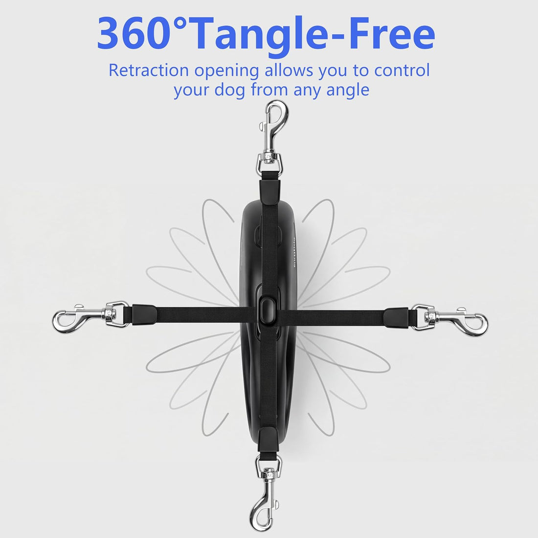 10FT Retractable Dog Leash for Small Medium Dogs/Cats up to 33lbs
