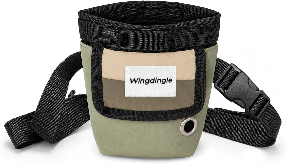 Magnetic Dog Treat Bag with Belt Clip for Training and Walking