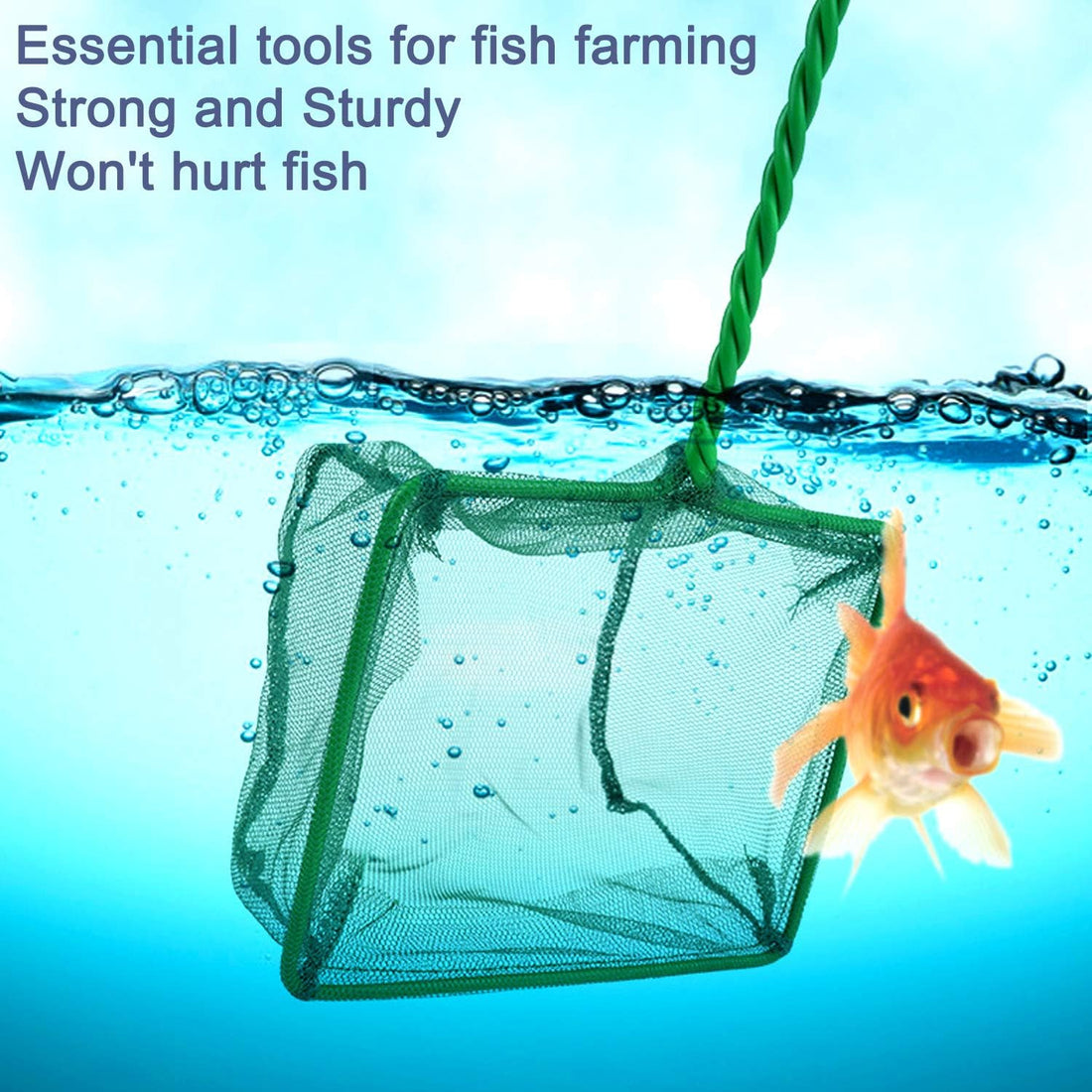 Aquarium Fish Nets, DSSPORT 4 Inch Small Mesh Fish Catch Nets