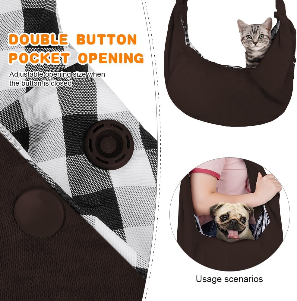 Dog Sling Carrier with Padded Strap