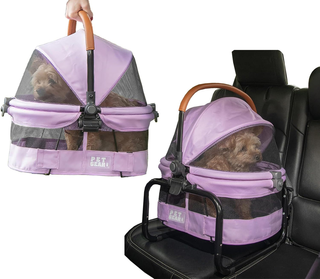 Pet Gear No-Zip View 360 Pet Carrier & Car Seat, 20"
