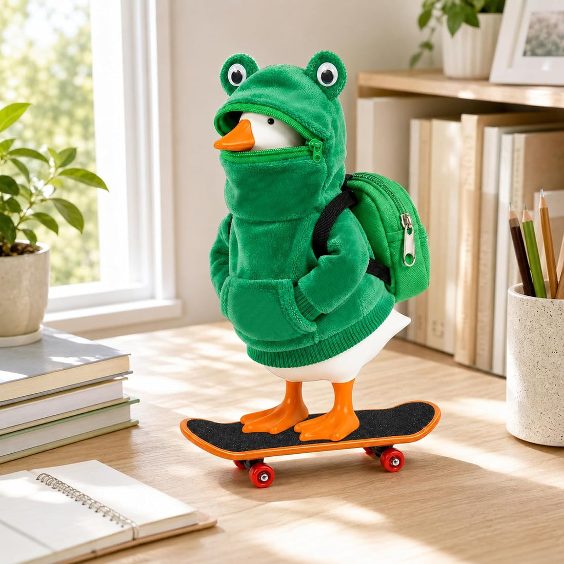 Desk Goose Outfits 7 Inches, 3-Piece Set with Hoodie, Backpack