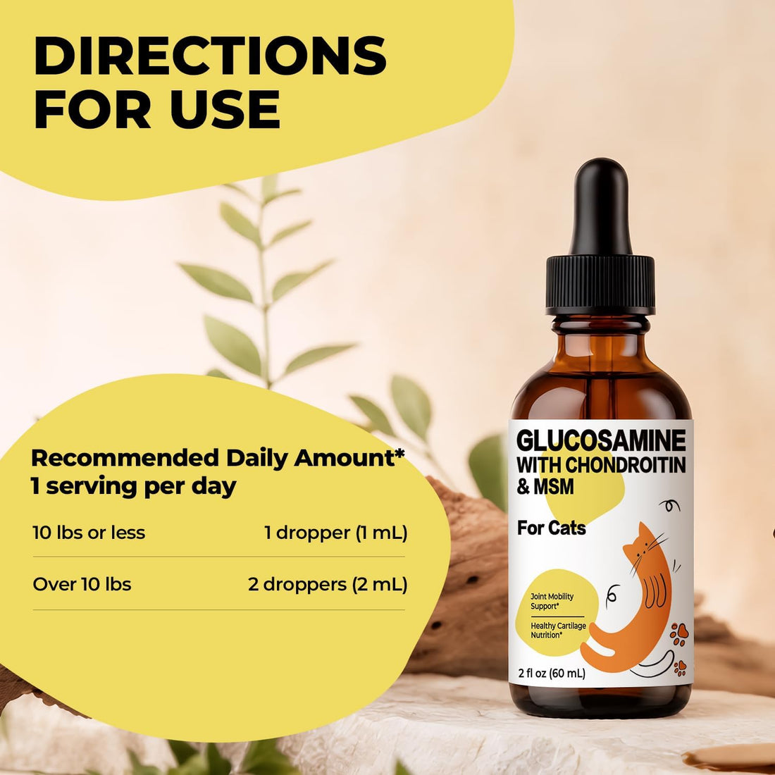 Glucosamine for Cats, Senior Hip & Joint Support