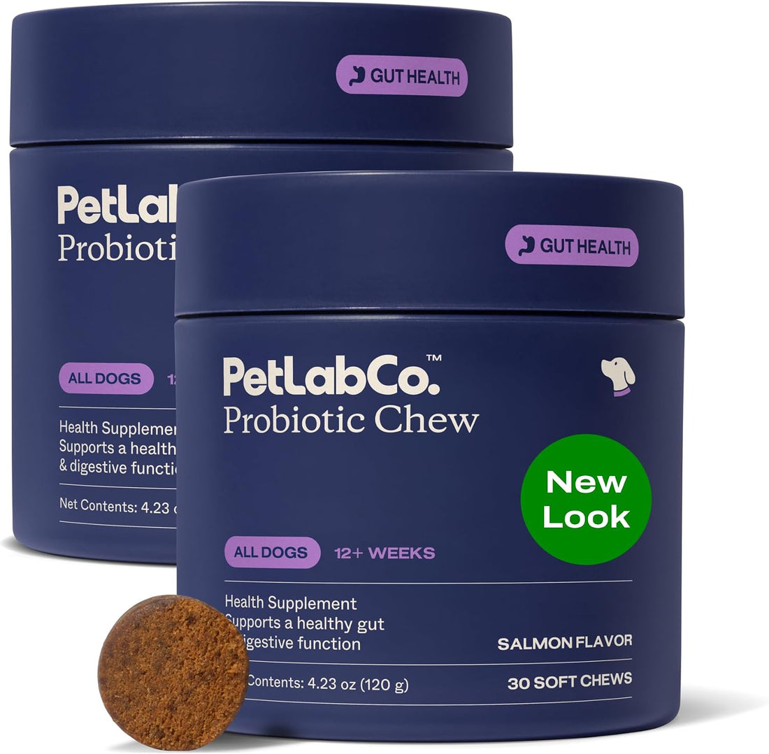 PetLab Co. Probiotic Chews, 30 Soft Chews, 2-Pack, Salmon
