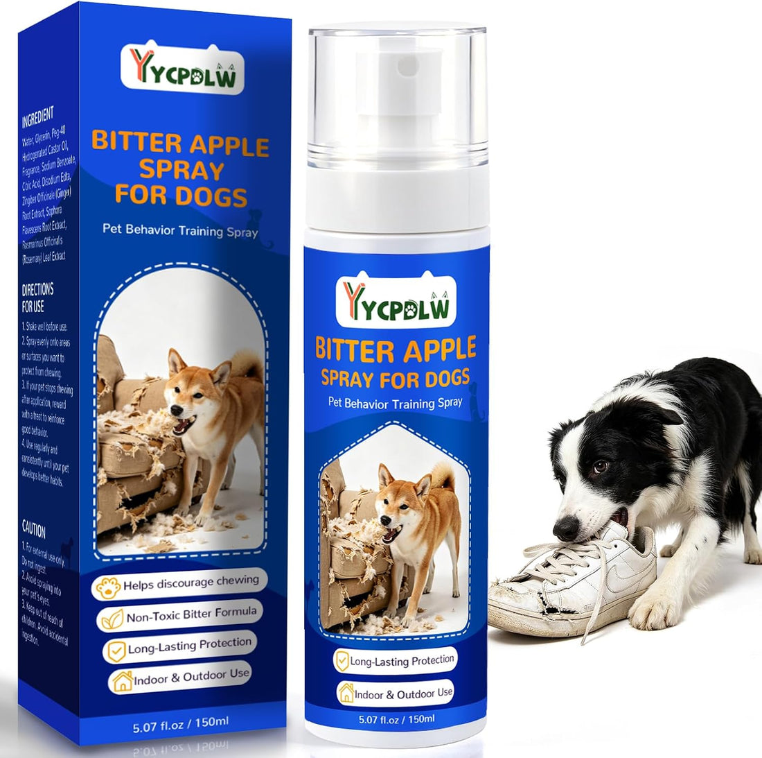 Bitter Apple Spray for Dogs, 150ML No Chew Spray for Dogs