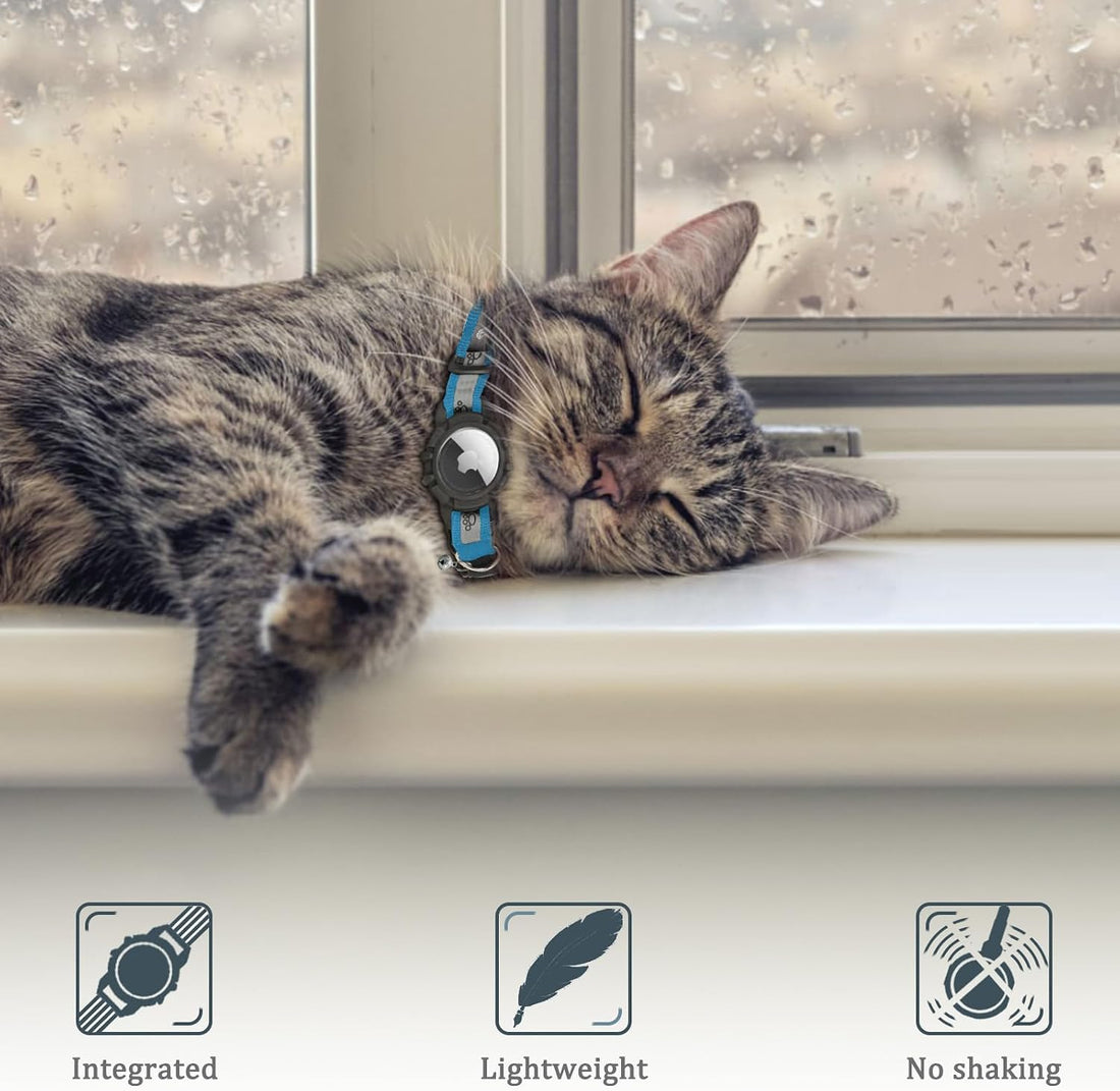 Reflective AirTag Cat Collar