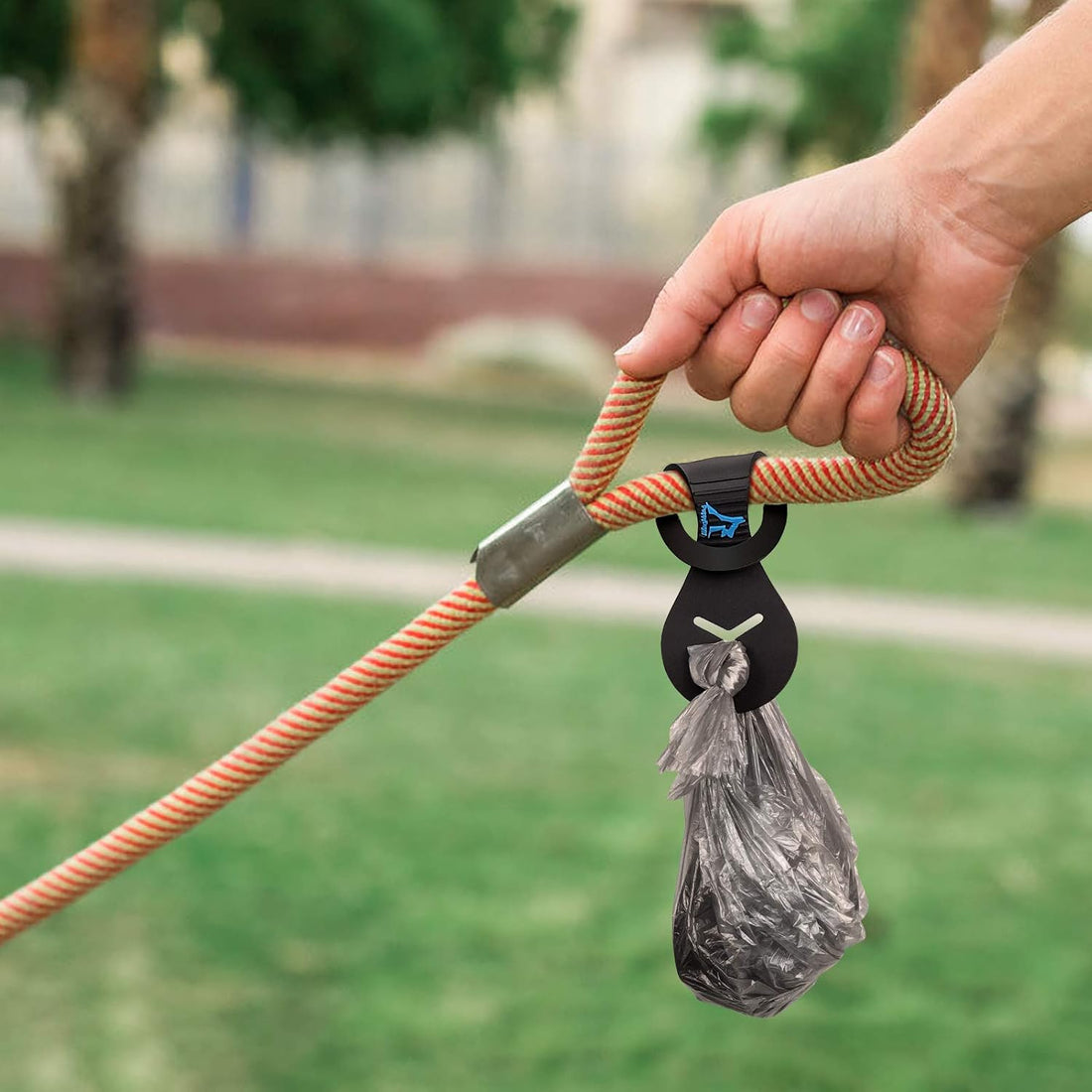 PuppyDoggy Dog Poop Bag Holder for Leash Waste Bag Carrier Dog Poop