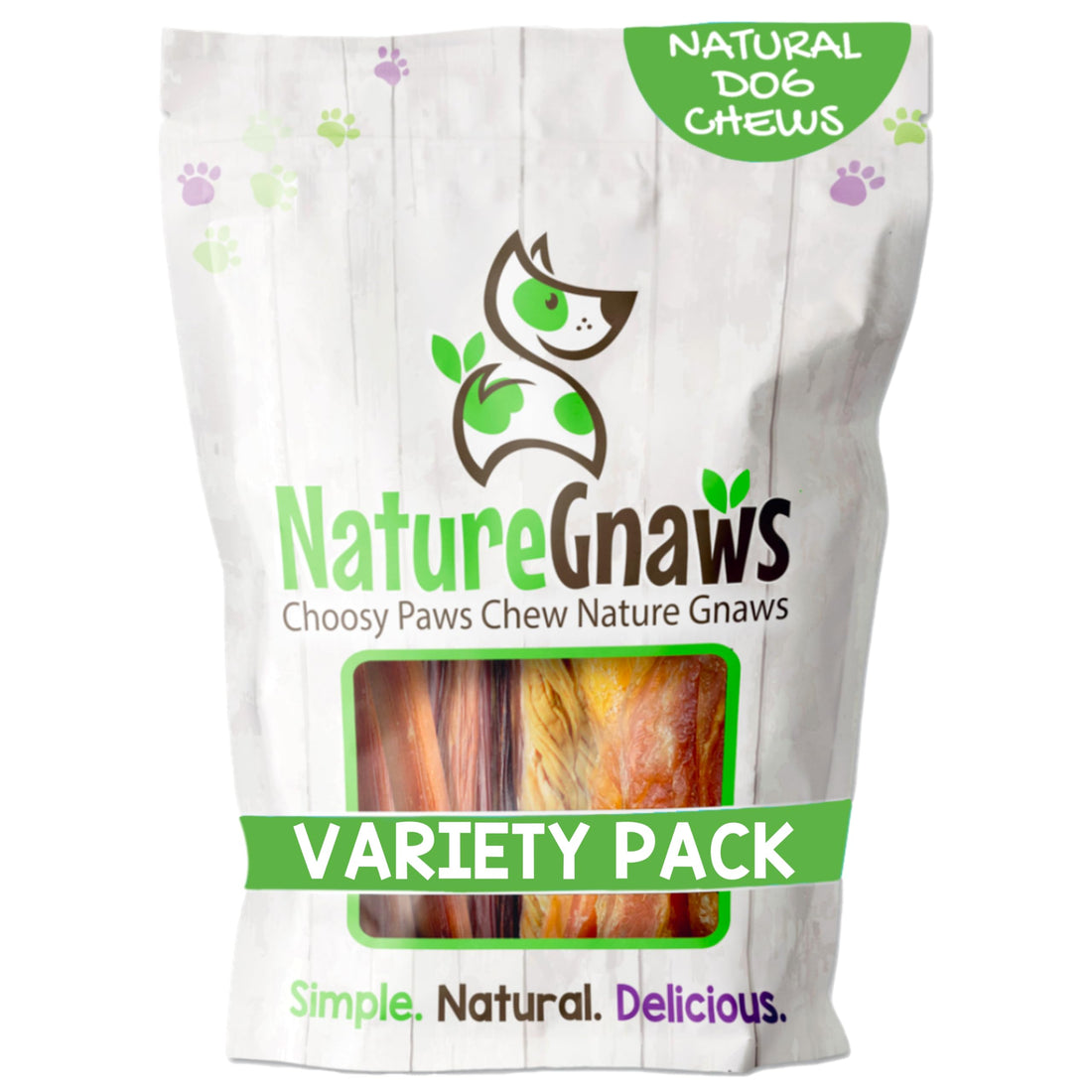 Nature Gnaws Variety Pack for Large Dogs - Bully Sticks
