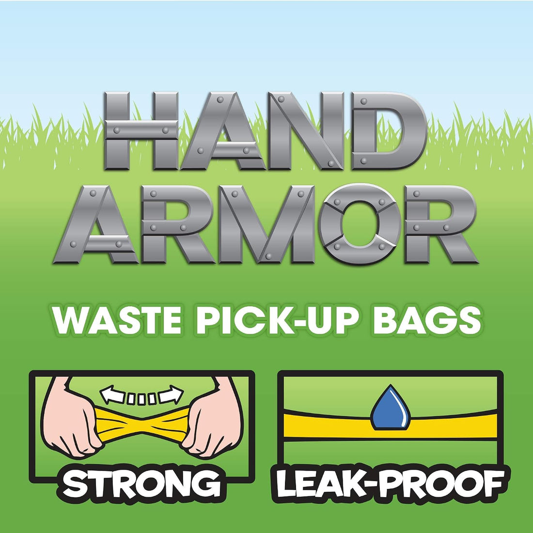 Bags on Board Dog Poop Bags - Extra Thick Waste Pickup Bags with Easy