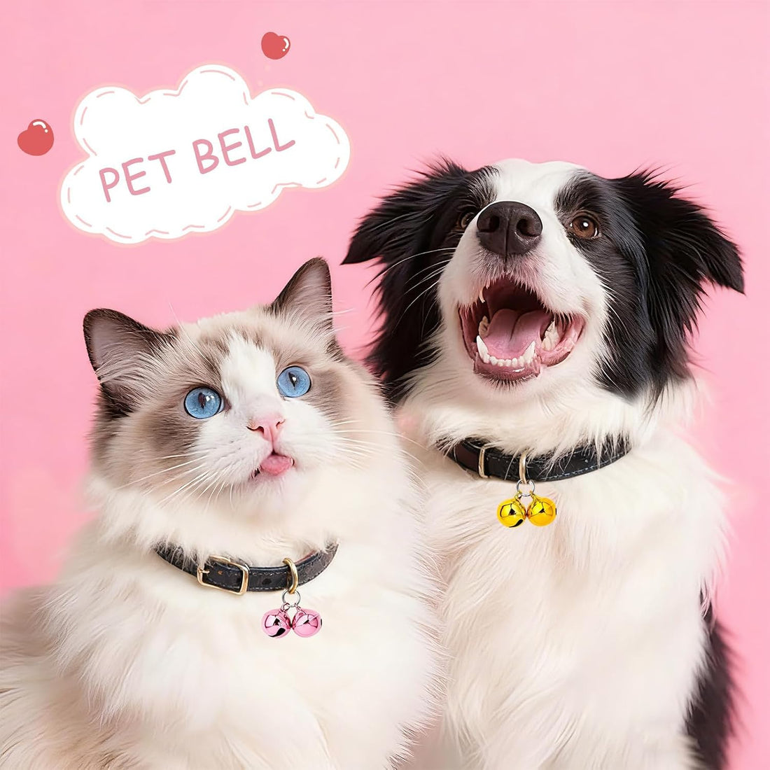 PETKNOWS 6 Pack Pet Bells for Dog Cat Collars