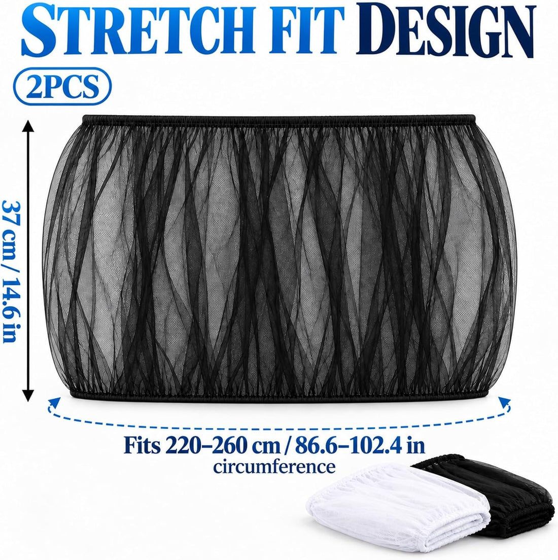 Bird Cage Seed Catcher, 2 Pcs Adjustable Bird Cage Nets for Less