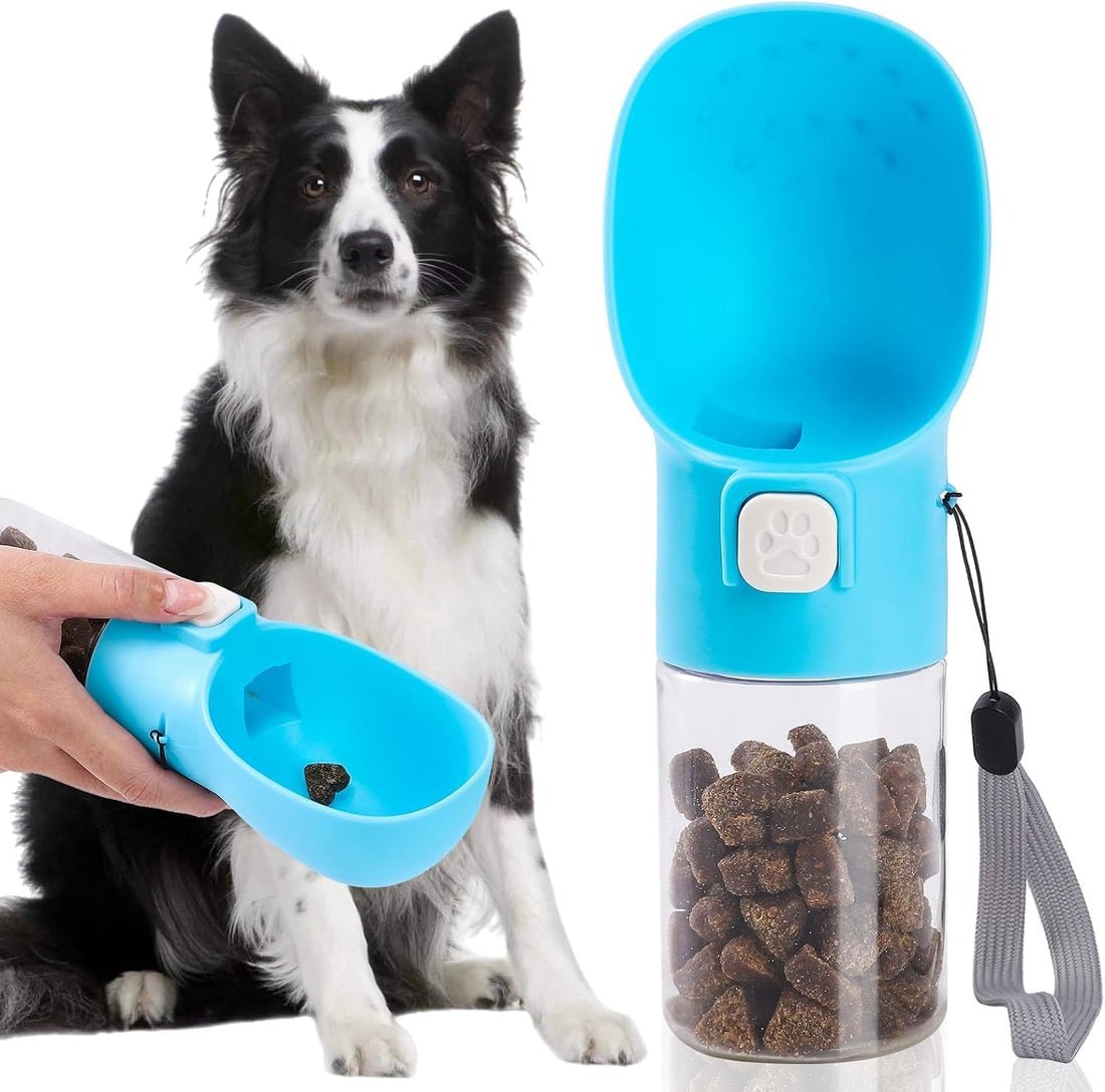 Colorday Handheld Dog Treat Dispenser Built-in Clicker & Treat Pouch