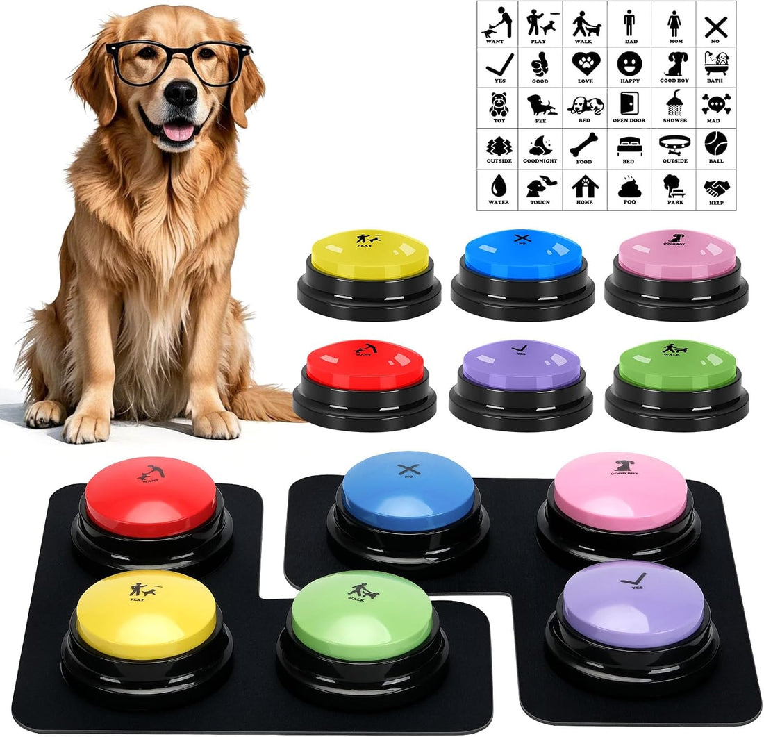6 Pcs Dog Talking Button Set
