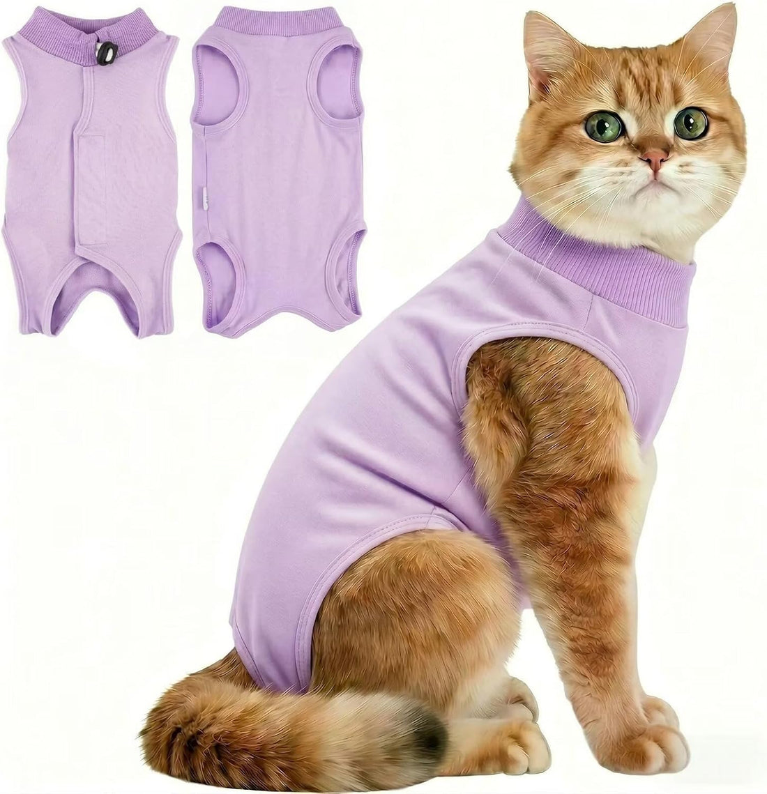 Cat Surgery Recovery Suits Kitten Onesie Body Suit for Cats After