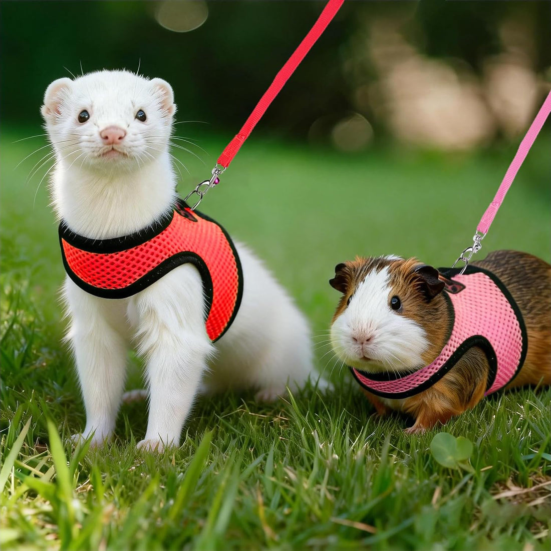 2pcs Animal Harness and Leash