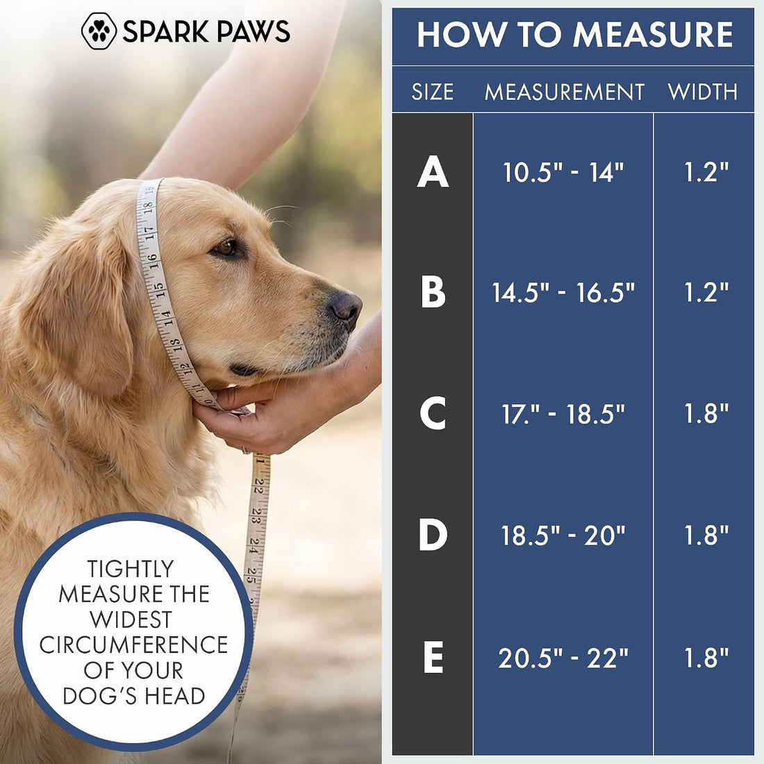 Spark Paws Martingale Dog Collar – Cushioned Slip-On Training Collar