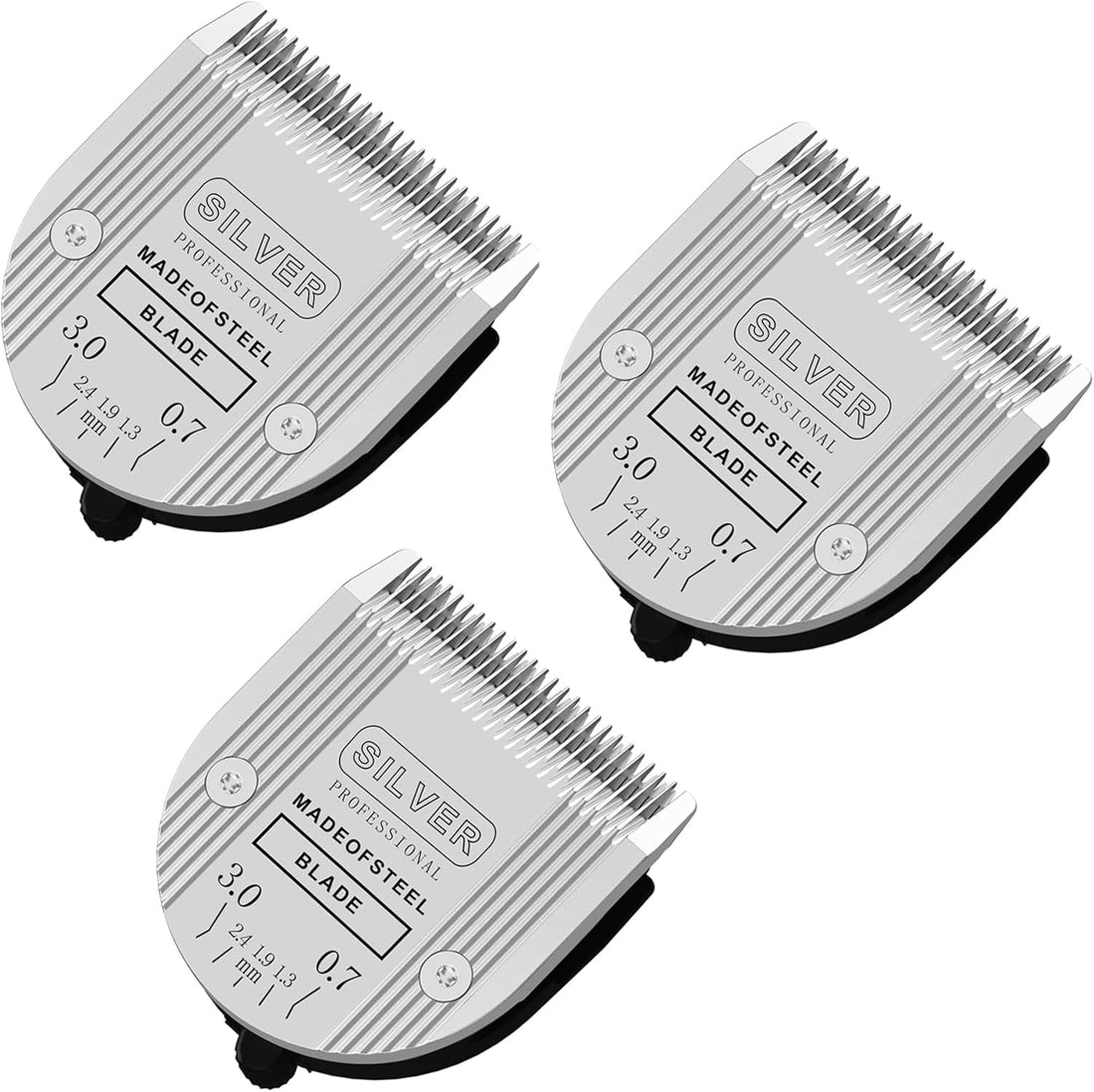 3PCS 5 in 1 Replacement Blades Compatible with Wahl Bravura Clipper