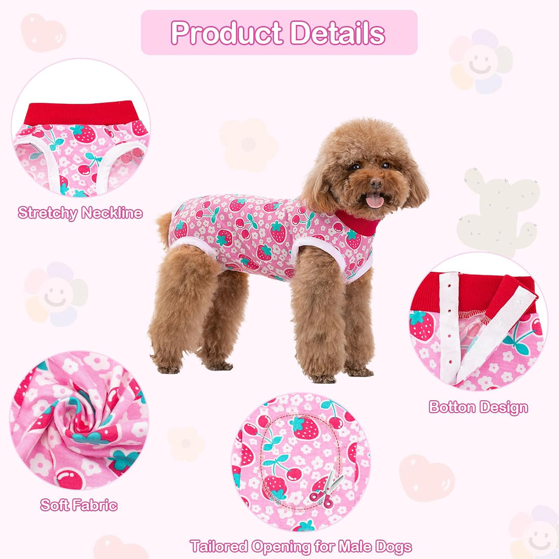 Coppthinktu Recovery Suit for Dogs After Surgery