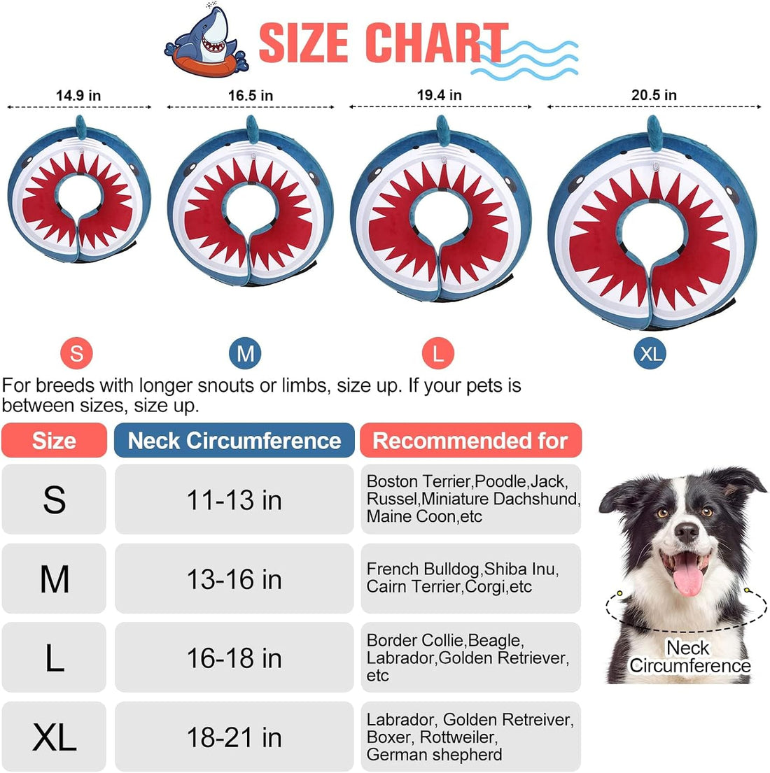BEAUTYZOO Dog Cone Collar Alternative After Surgery,Pet Neck Donut
