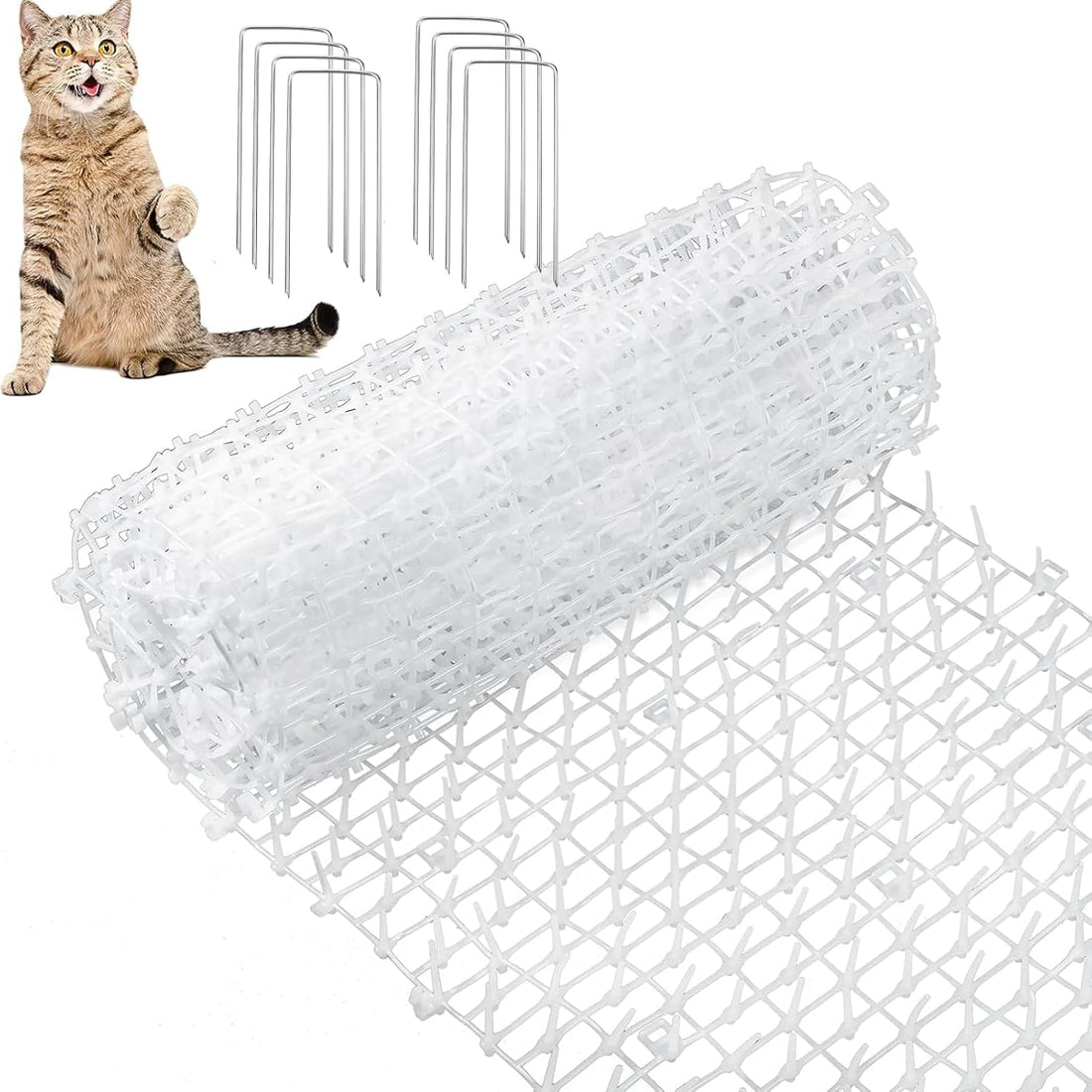Zopeal 13ft Cat Deterrent Mat, Soft Spikes