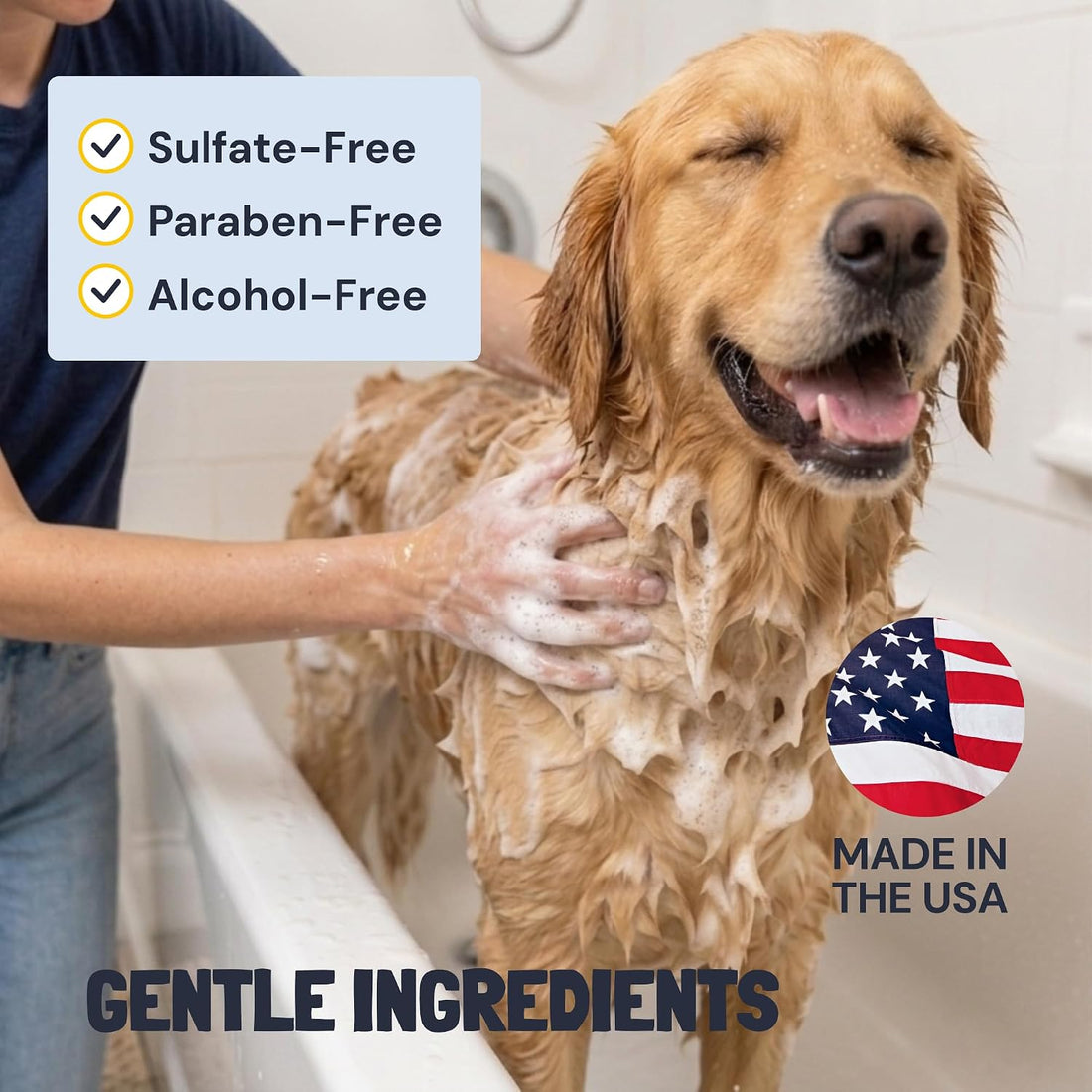 Detangling Dog Shampoo and Conditioner with Dog Perfume, Sunny & Honey