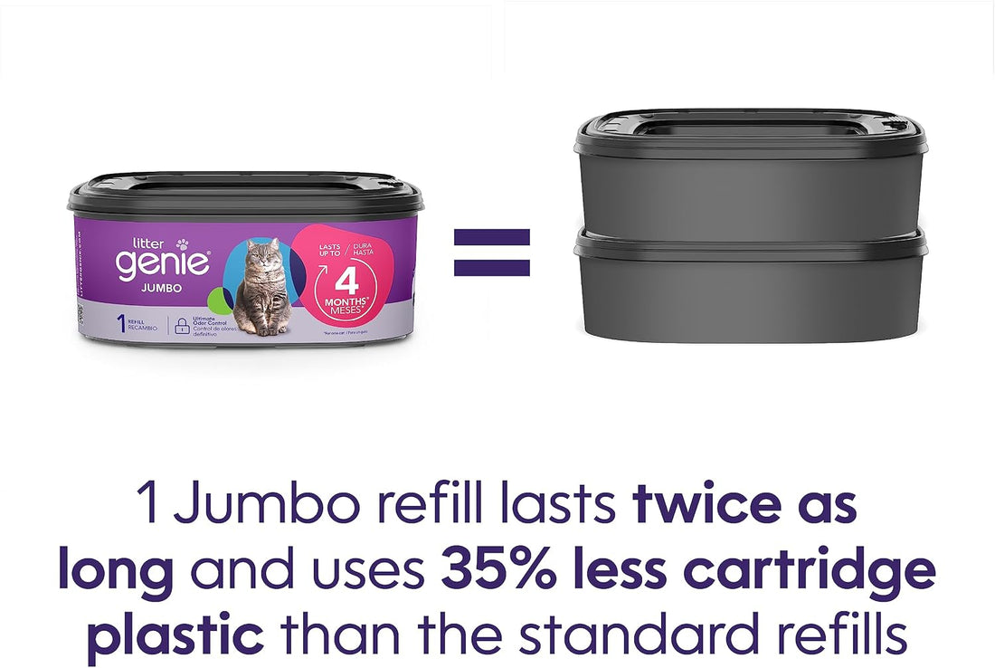 Litter Genie XL+ Pail with 24 ft Jumbo Refill