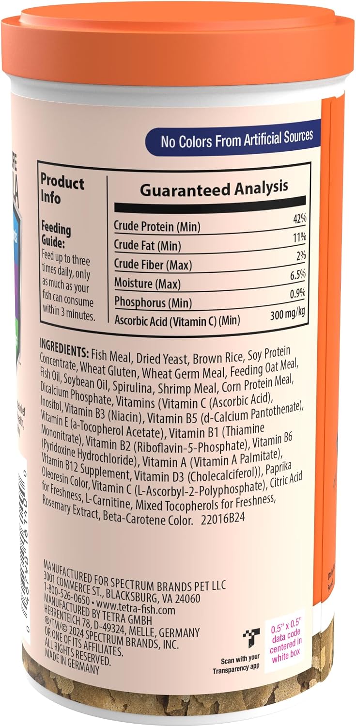Tetra Goldfish Flakes Fish Food, 7.06 oz