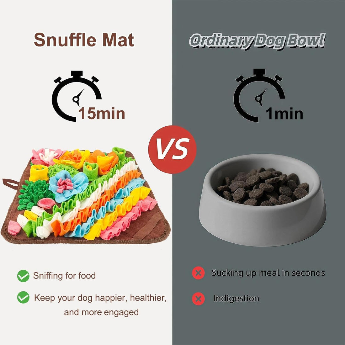 19.5" Large Snuffle Mat for Dogs - Dog Sniff Mat