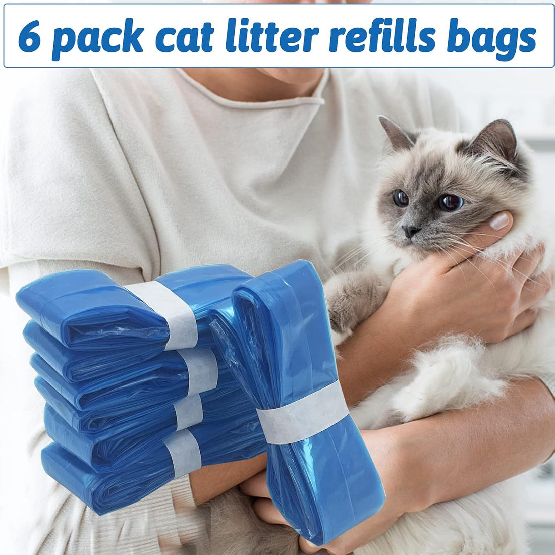 12 Pack Cat Litter Refills Bag Compatible with Litter Refill