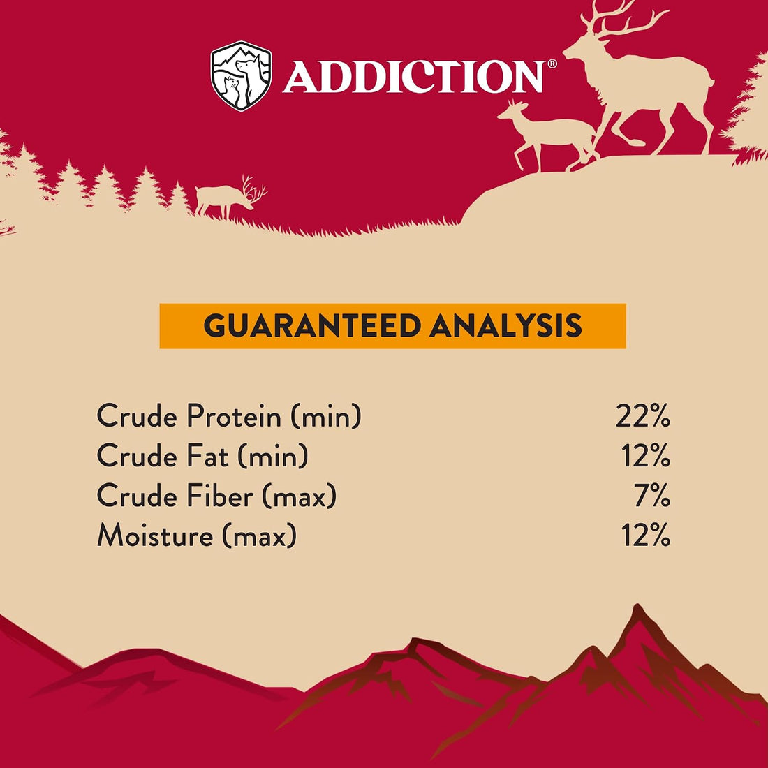 Addiction Homestyle Venison & Cranberry Dinner Air-Dried Grain-Free