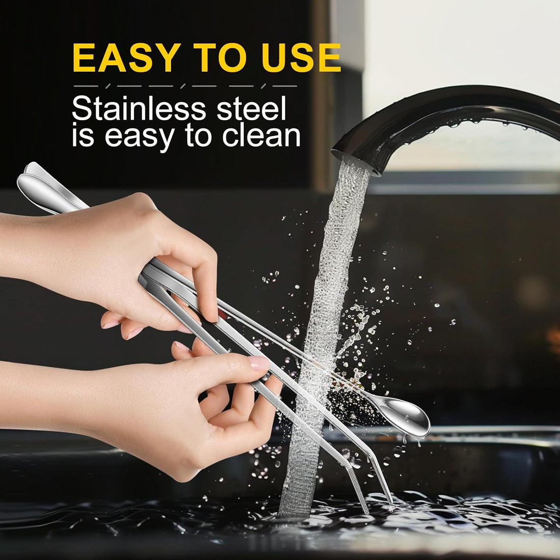 2pcs Reptile Feeding Tongs, Feeding Spoon