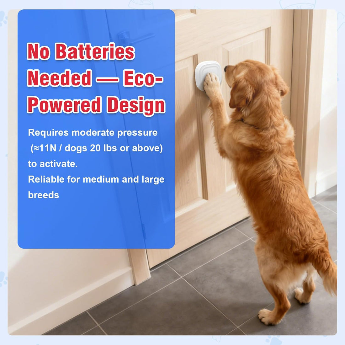 ChunHee Dog Door Bell for Potty Training