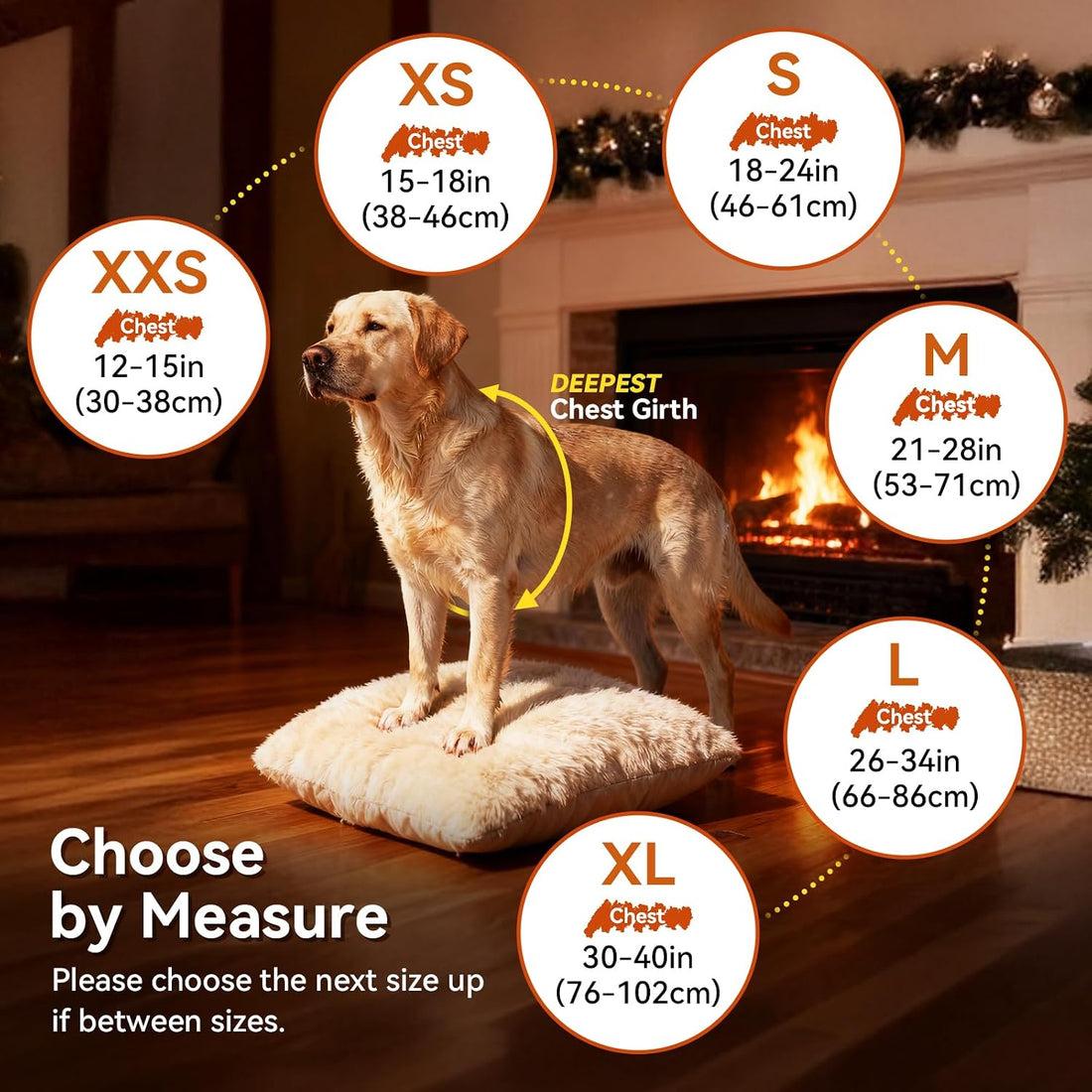 VIVAGLORY Dog Winter Coat Softjoy Warm Dog Jacket, S, Coffee