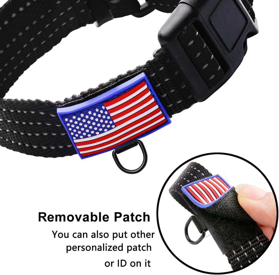 Martingale Collar for Dogs with Buckle-USA Flag,XL