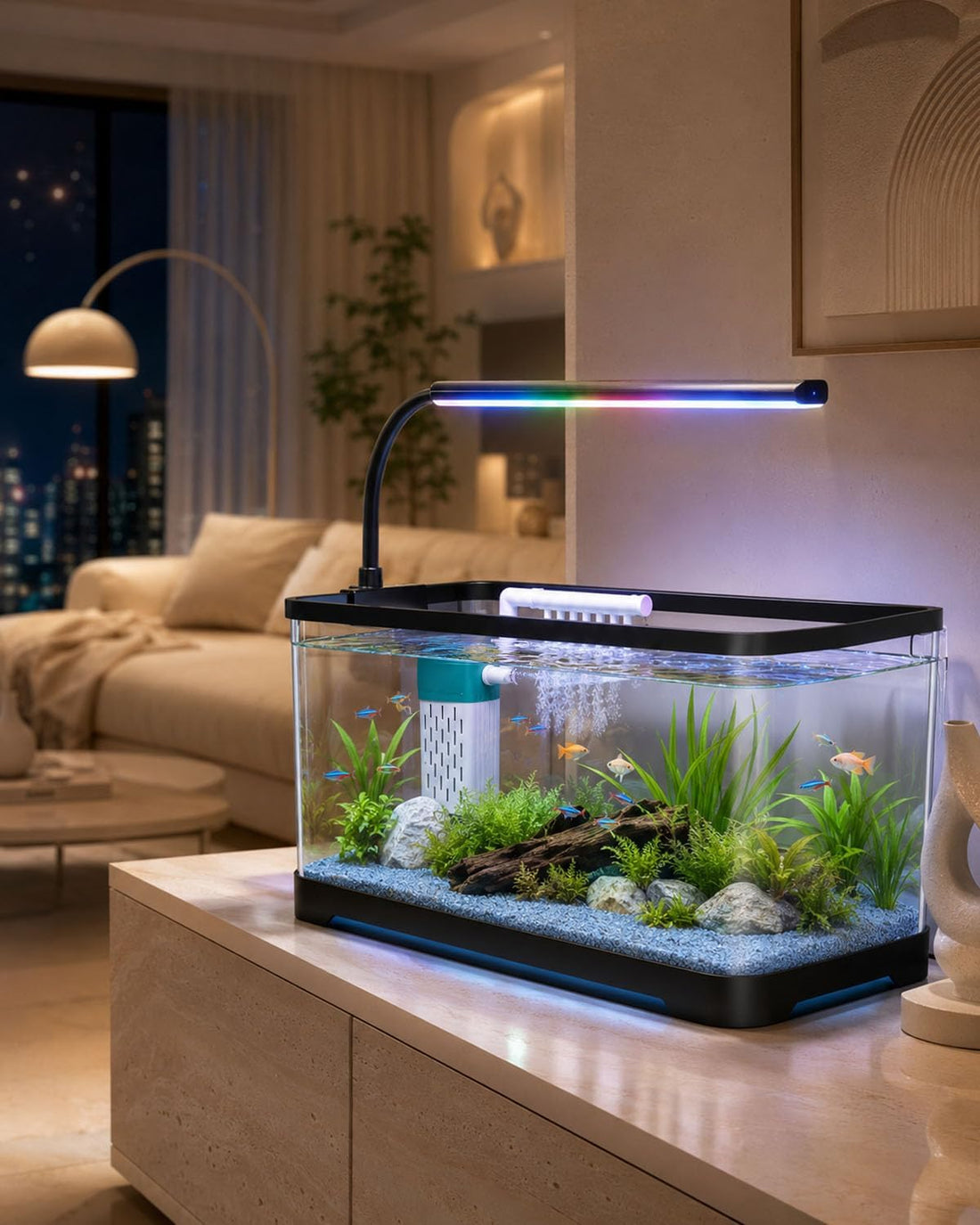 3 Gallon Betta Fish Tank Starter Kit